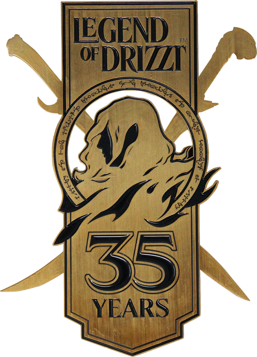 Dungeons & Dragons Limited Edition Legend Of Drizzt 35th Anniversary Ingot