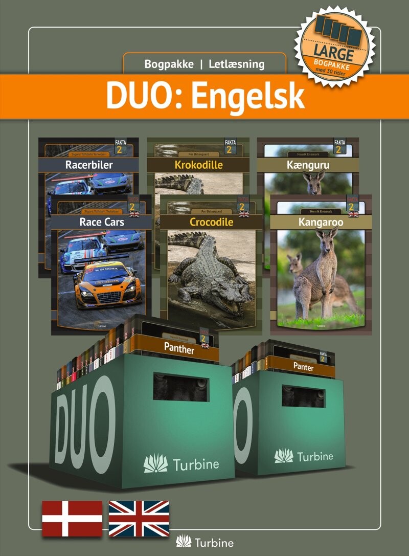 Duo: Engelsk - Large 30 Bøger - Bogpakke - Bog