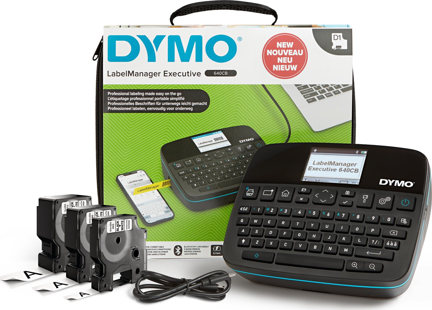 Dymo Label Printer - Labelmanager Executive Sæt - 640cb