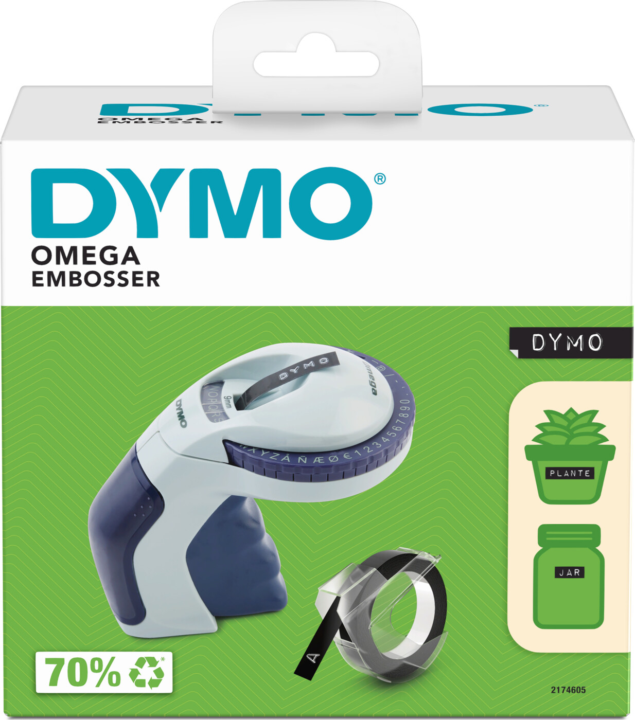Dymo - Omega Prægemaskine Dk/no