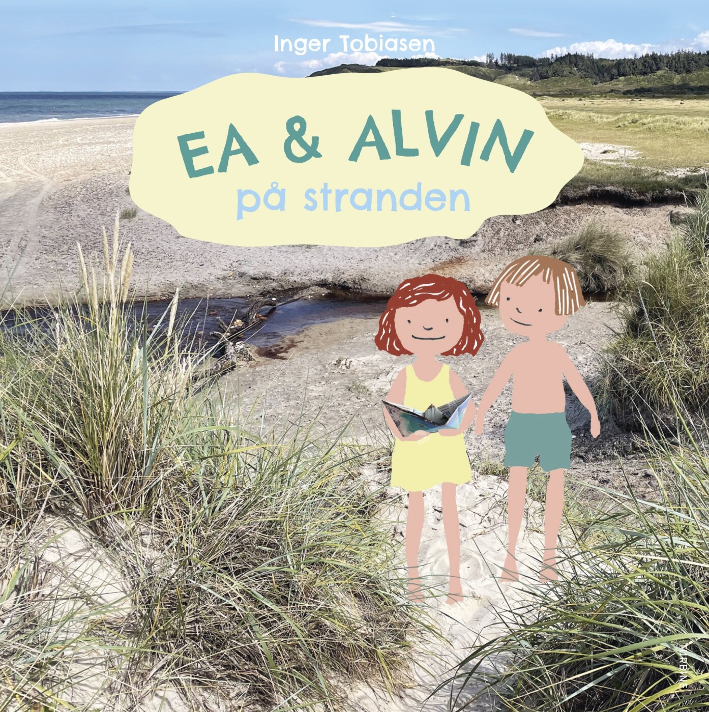Billede af Ea Og Alvin På Stranden - Inger Tobiasen - Bog