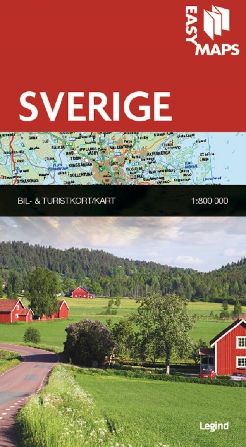 Easy Maps - Sverige - Legind A - Bog