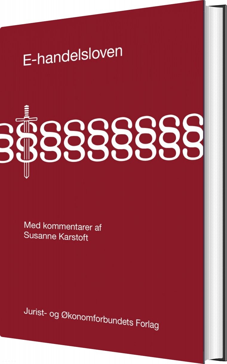 E-handelsloven - Susanne Karstoft - Bog
