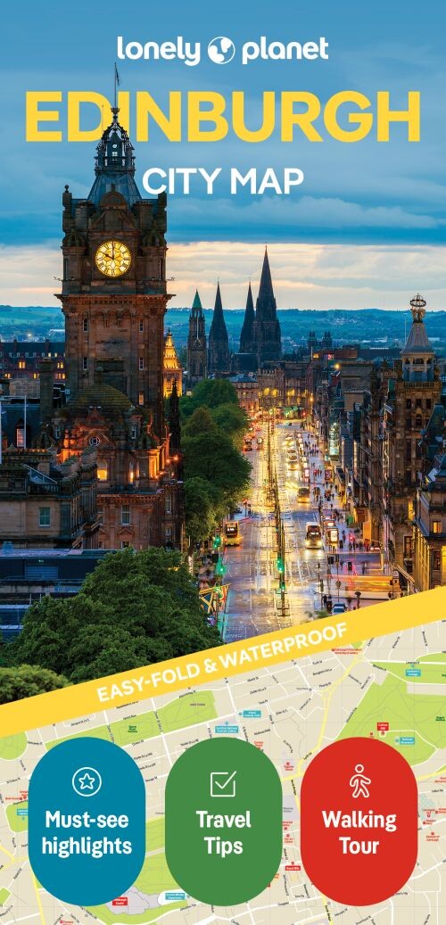 Edinburgh City Map - Lonely Planet - English book