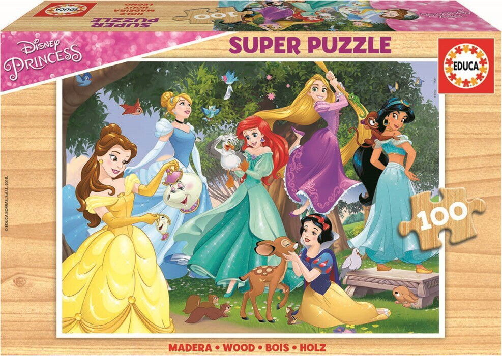 Educa - Disney Prinsesser Super Puslespil - 100 Brikker