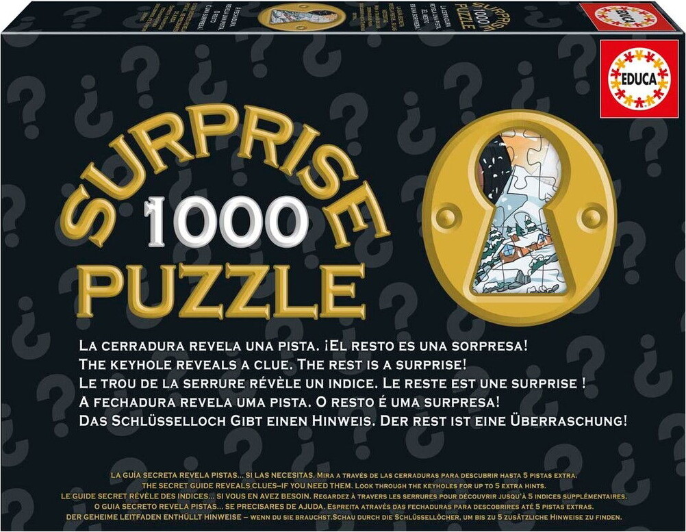 Educa - Surprise 1000 Puzzle - Antique Xmas Surprise Puslespil