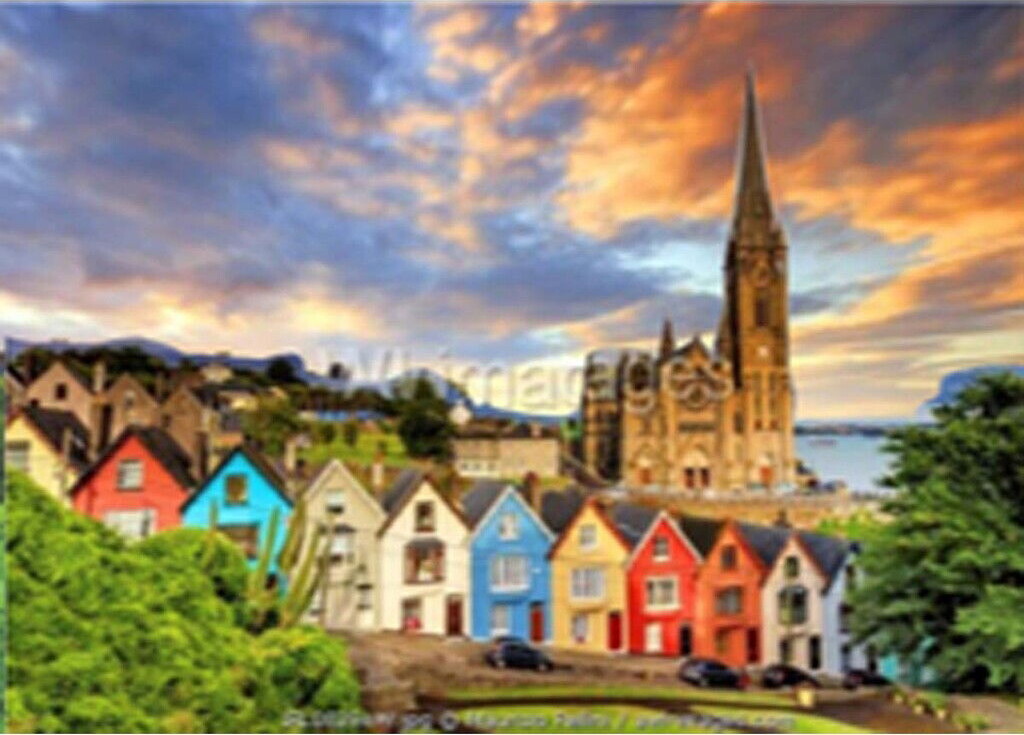 Educa - Cobh Cathedral Ireland Puzzle - 1000 Brikker - Puslespil