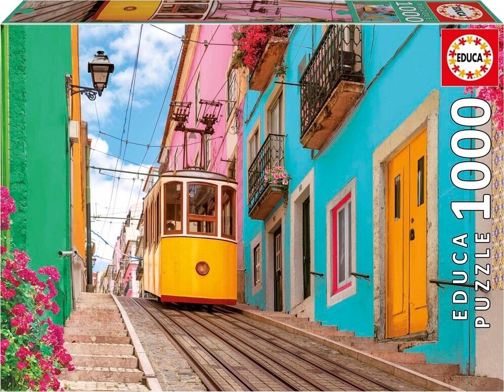 Educa - Colorful Lisbon Puzzle - 1000 Brikker - Puslespil