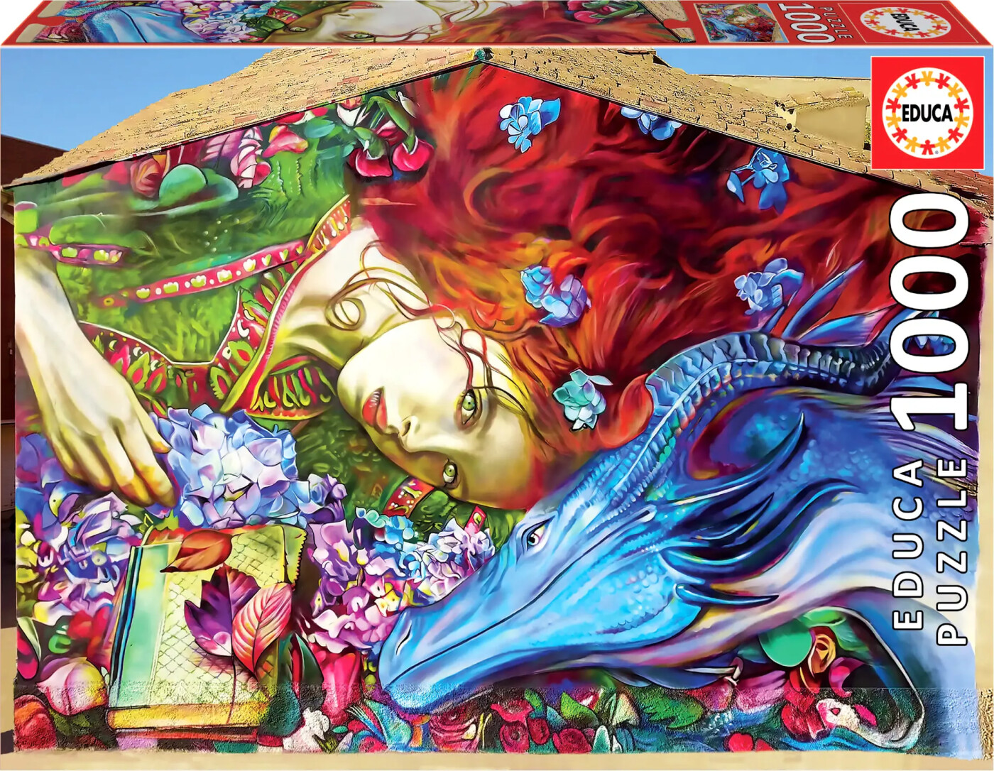 Educa - Sant Jordi Puzzle - Lily Brick - 1000 Brikker - Puslespil