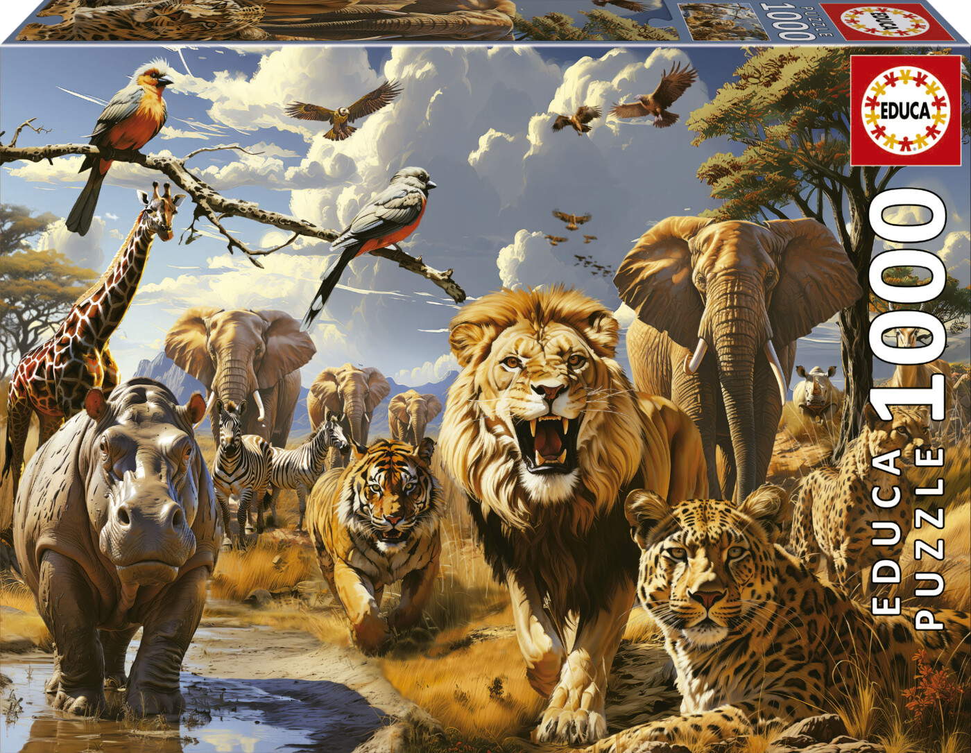 Educa - 1000 Vilde Dyr
