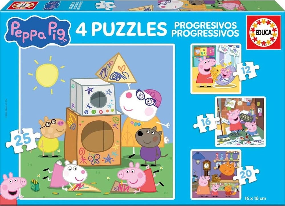 Educa - 12-16-20-25 Brikker, Gurli Gris