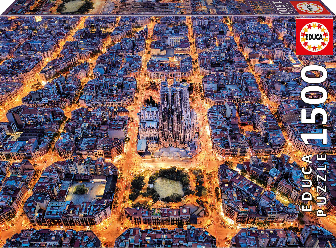 Educa - Barcelona Spain Puzzle - 1500 Brikker - Puslespil
