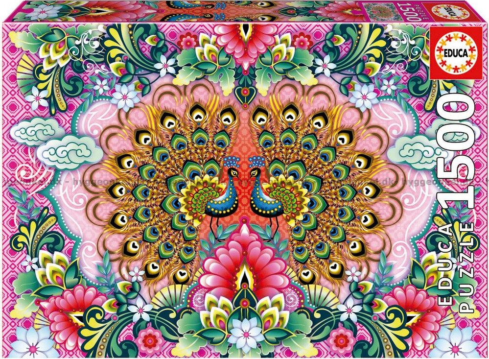 Educa - Bengal Påfugle Puslespil - 1500 Brikker