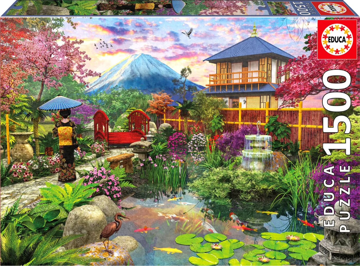 Educa - Japanese Garden Puzzle - 1500 Brikker - Puslespil