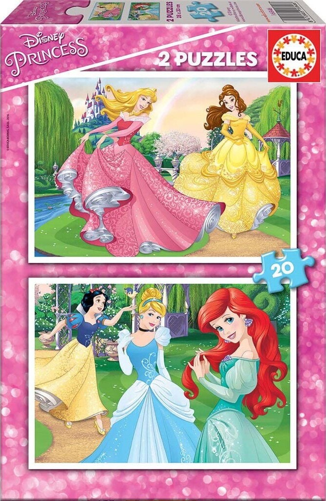 Educa 2x20 Disney Prinsesse