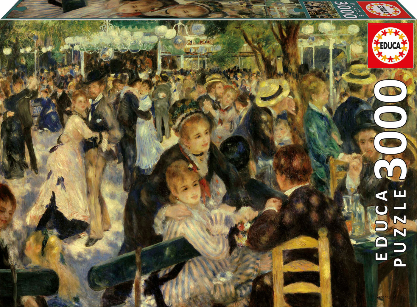 Educa - Pierre Puzzle - Auguste Renoir - 3000 Brikker - Puslespil