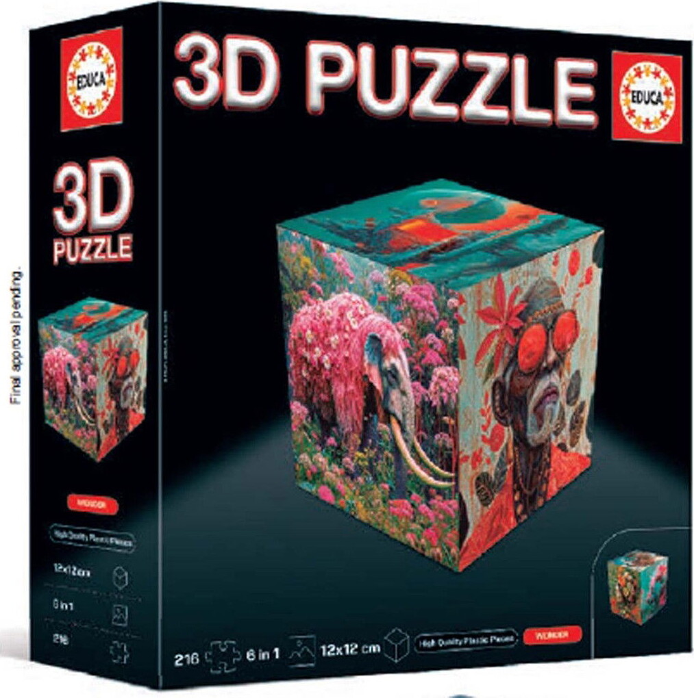 Educa - Cube Wonder 3d Puzzle - 216 Brikker