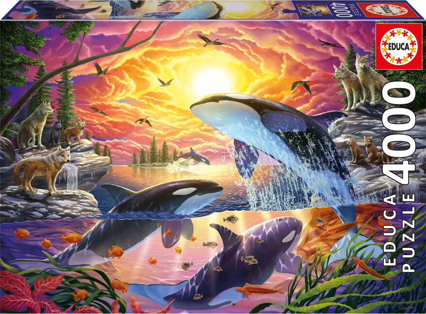 Educa - 4000 Spækhuggere Og Ulve