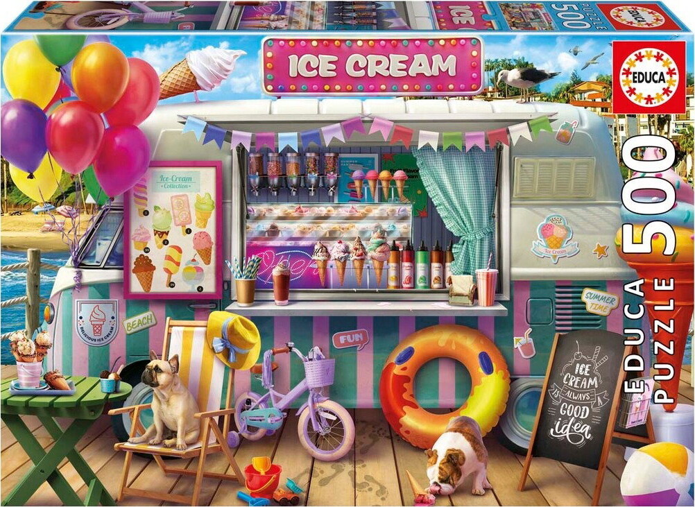 Educa - Ice Cream Van Puzzle - 500 Brikker - Puslespil