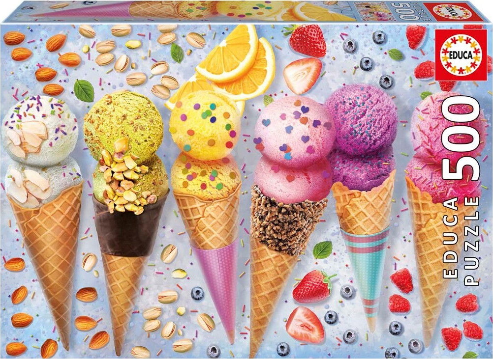 Educa - Ice Cream Puzzle - 500 Brikker - Puslespil