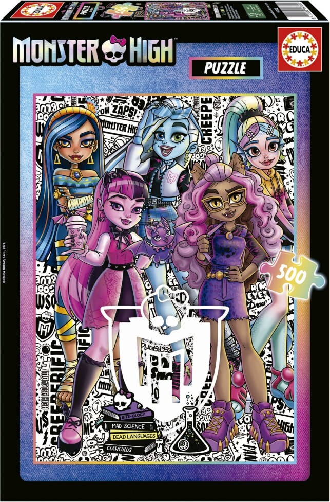 Educa - Monster High Puzzle - 500 Brikker - Puslespil