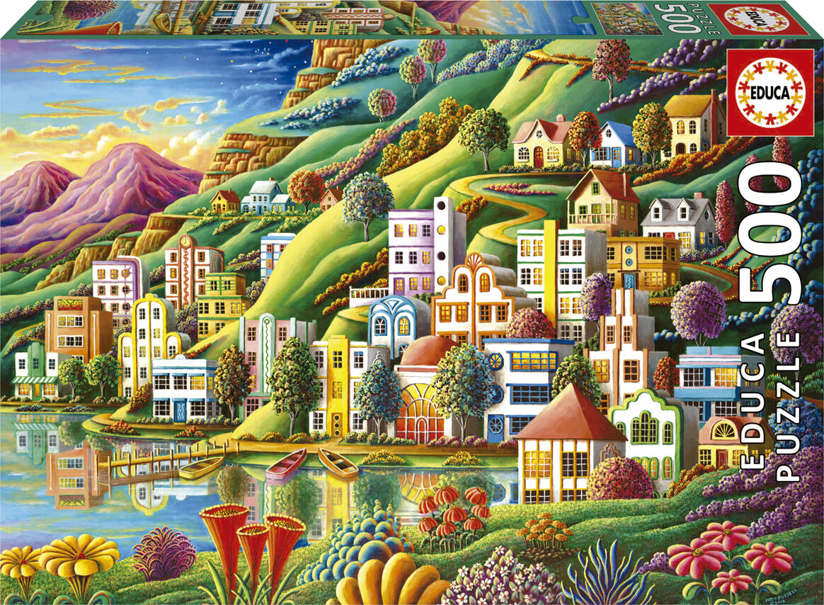 Educa - Hidden Harbor Puzzle - 500 Brikker - Puslespil