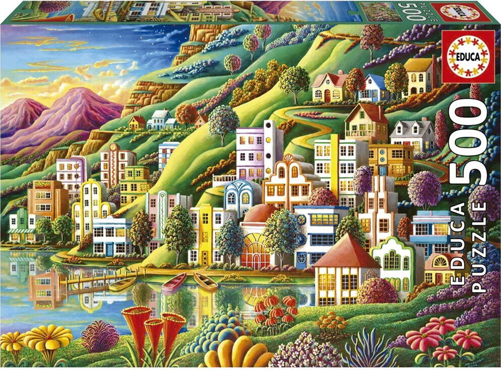 Educa - Hidden Harbor Puzzle - 500 Brikker - Puslespil