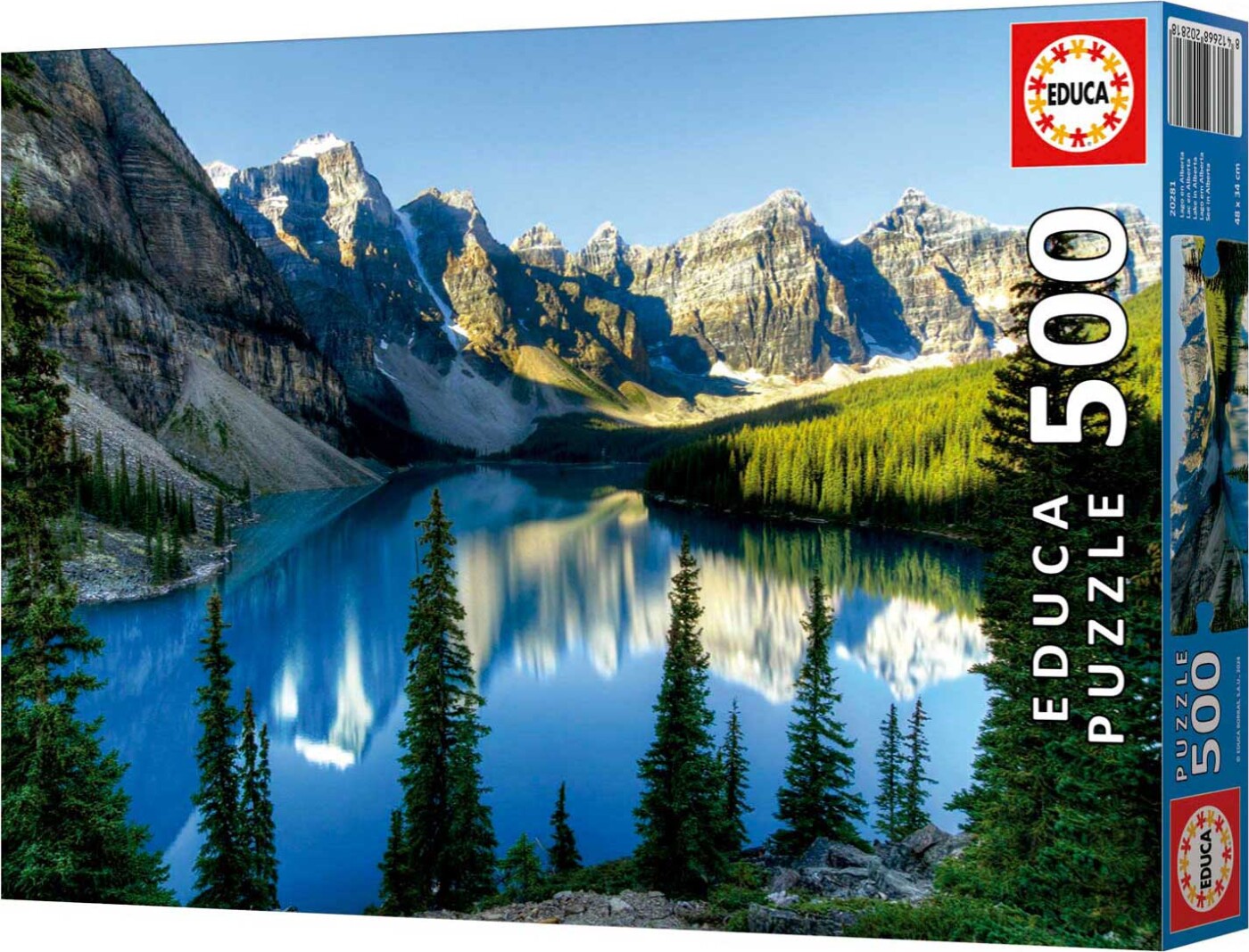 Educa - Lake In Alberta Puzzle - 500 Brikker - Puslespil