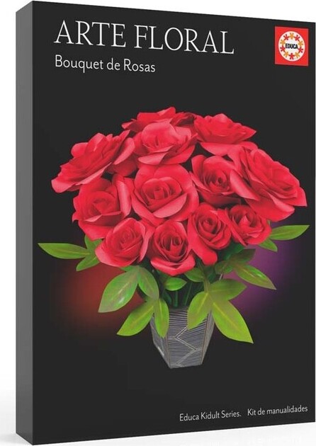 Educa - Puslespil Med 1000 Brikker - Floral Art Buket Roser