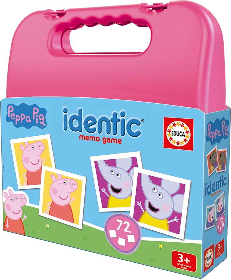 Educa - Peppa Pig Identic Memo Game - Huskespil Kuffert