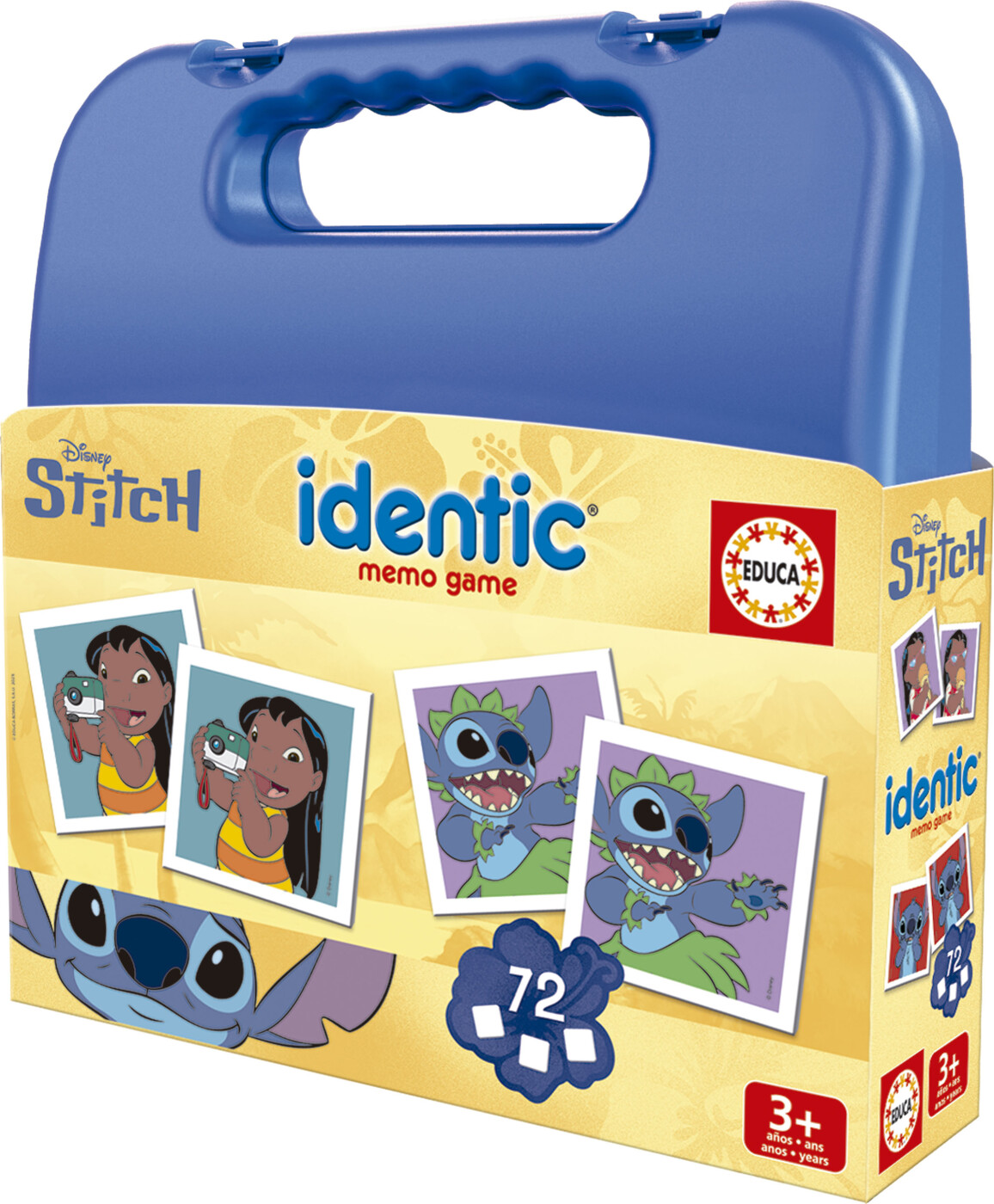 Educa - Disney Stitch Identic Memo Game - Huskespil Kuffert