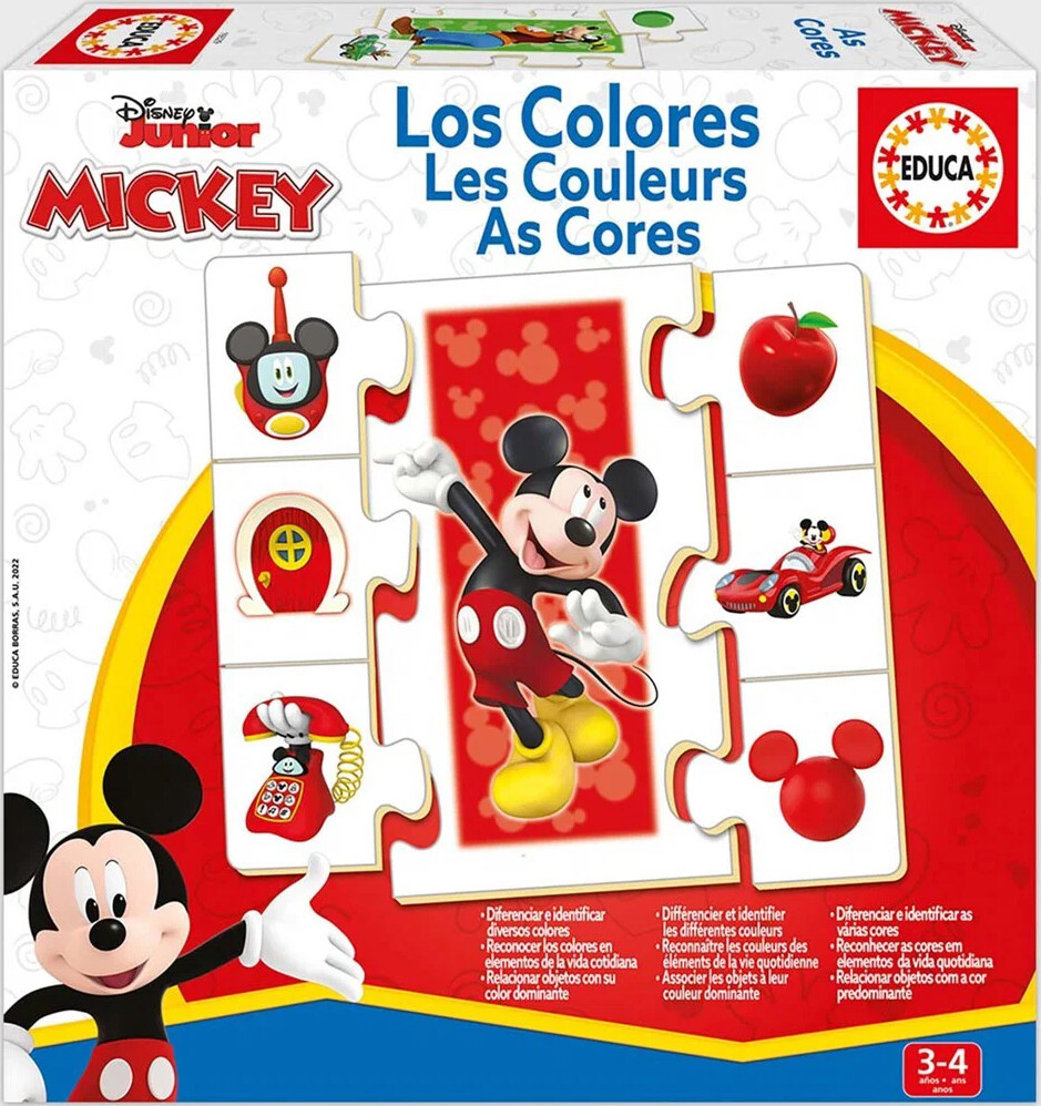Educa - Mickey & Venner Farver