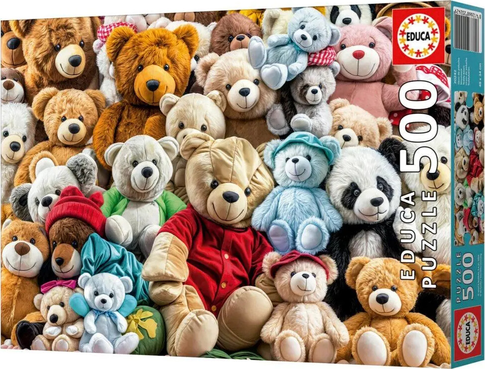 Educa - Puslespil - Teddy Bamser (500 Brk.)