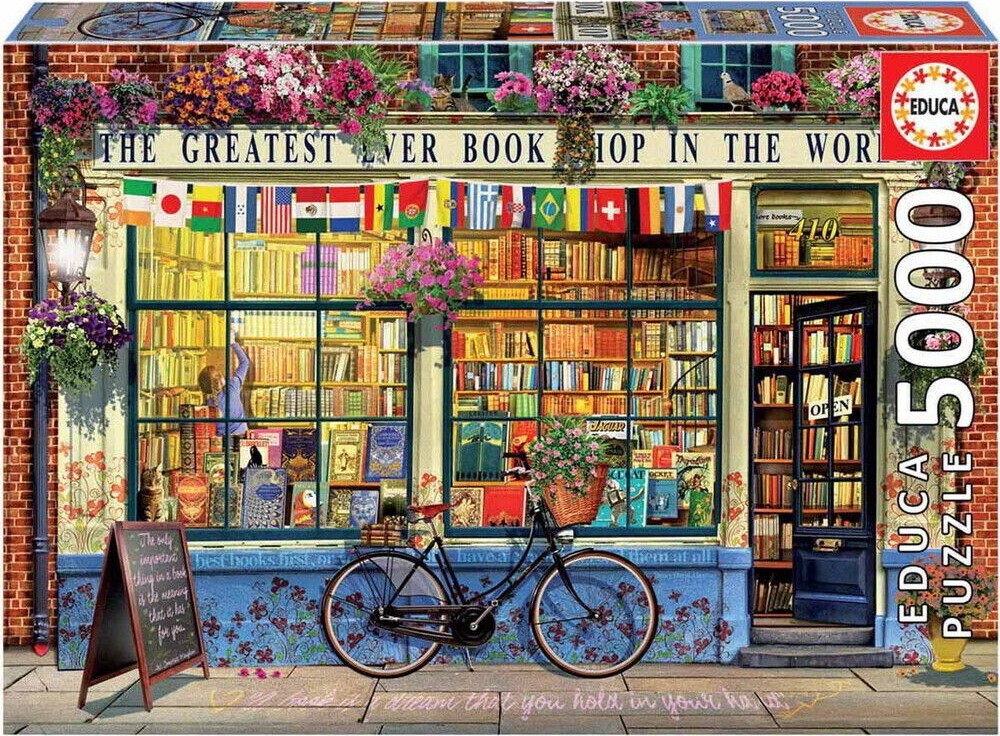 Educa - Greatest Bookshop In The World - 5000 Brikker - Puslespil