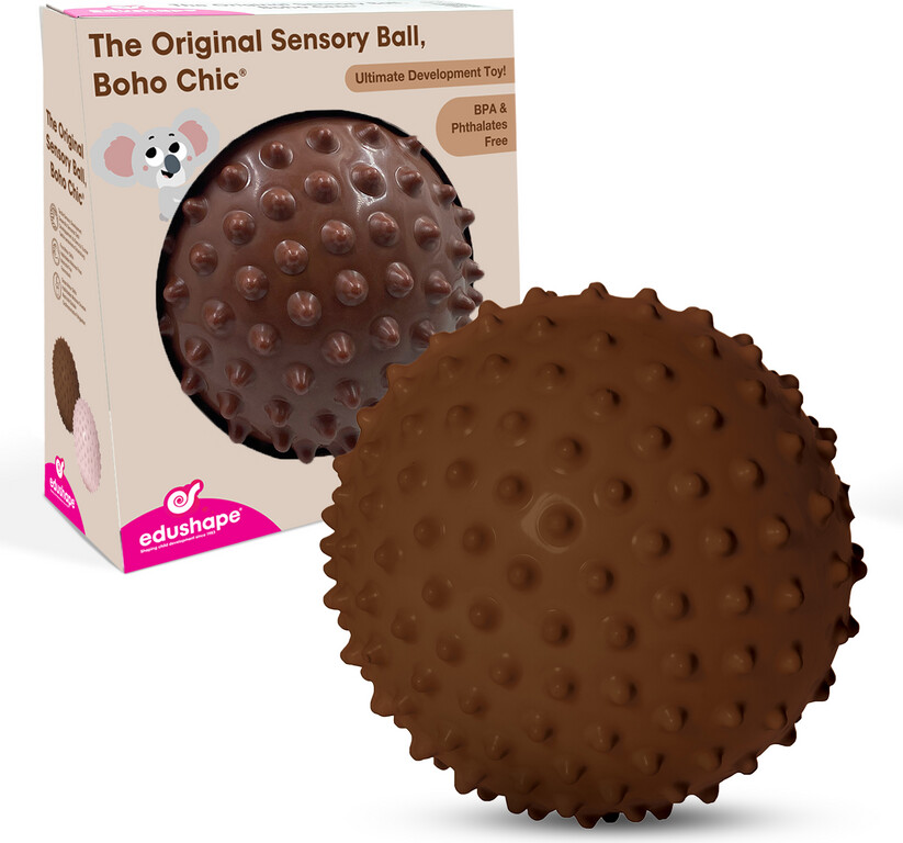 Edushape - Sansebold - Original Sensory Ball Boho Chic - Brun - Uden Luft