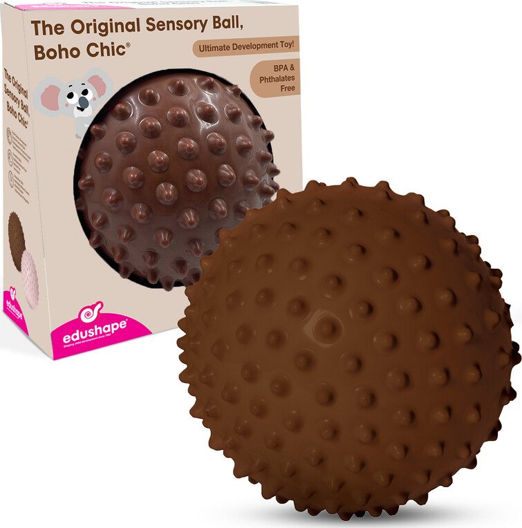 Edushape - Sansebold - Original Sensory Ball Boho Chic - Brun