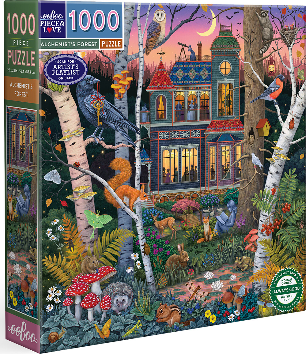 Eeboo - Alchemist's Forest - 1000 Brikker - Puslespil