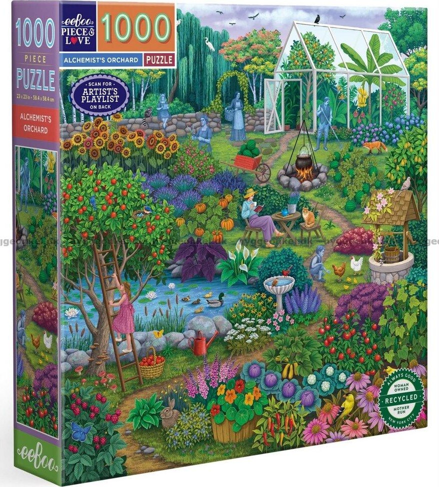 Eeboo - Puslespil 1000 Brikker - Alchemist's Orchard