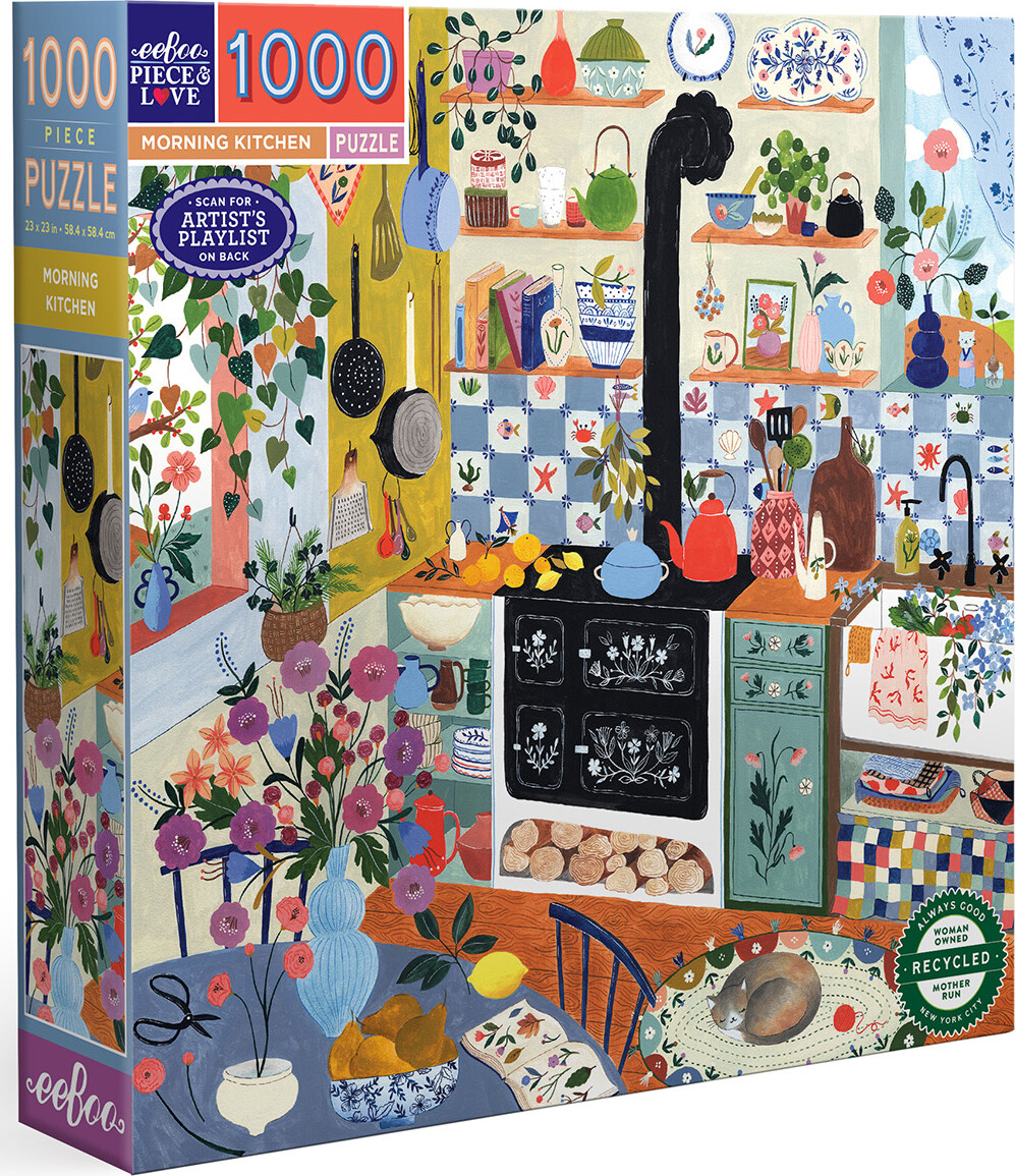 Eeboo Puslespil - 1000 Brikker - Morning Kitchen