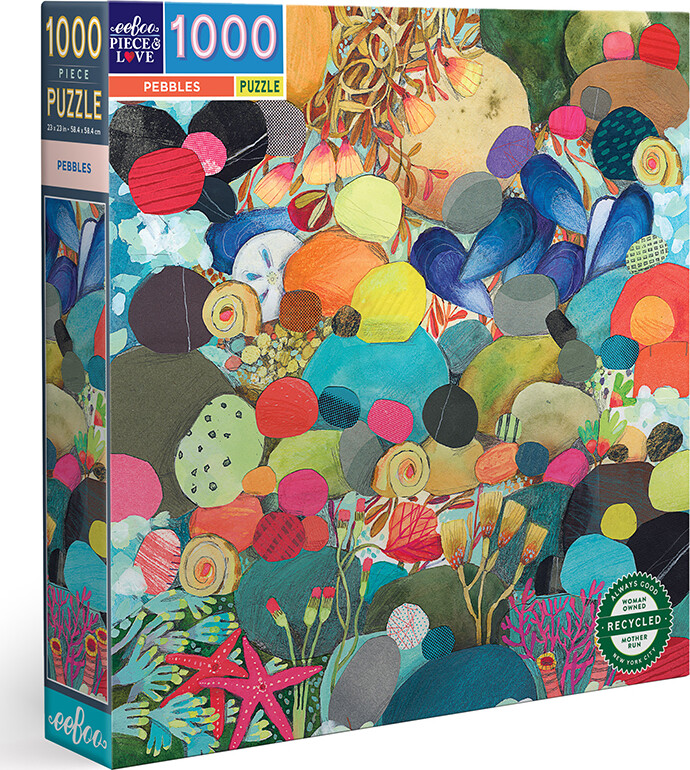 Eeboo - Puslespil 1000 Brikker - Pebbles