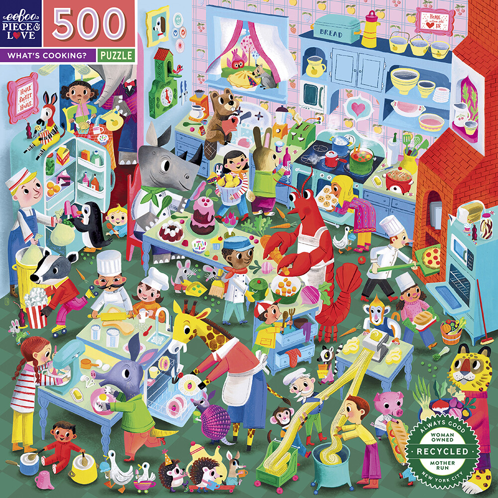 Eeboo Puslespil - 500 Brikker - What's Cooking