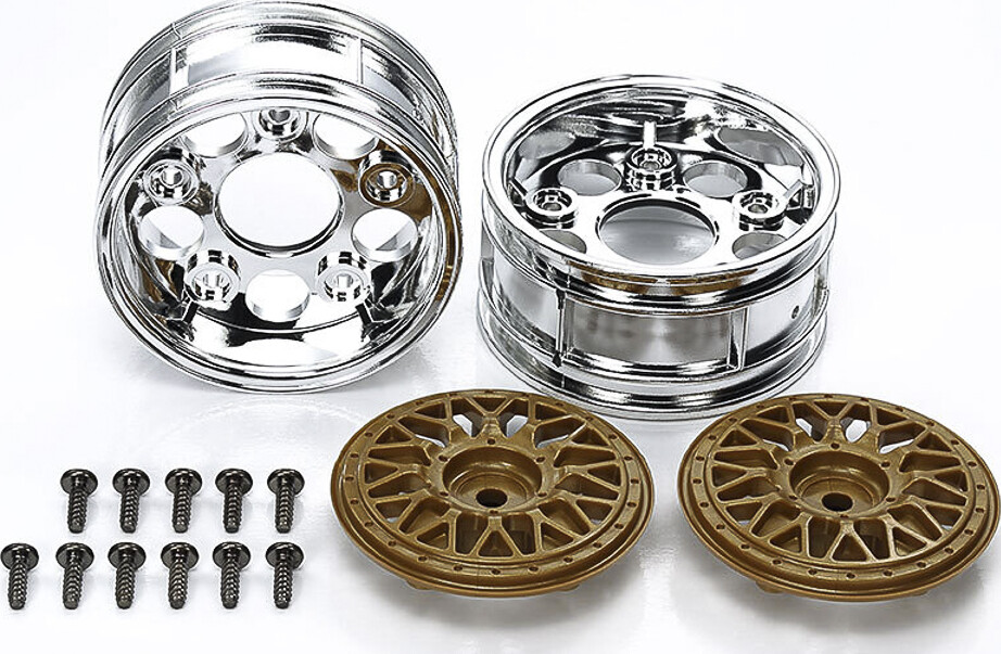 Tamiya TAM50548 Mesh Hjul til Fjernstyret Bil - 2 Delt, 1:10