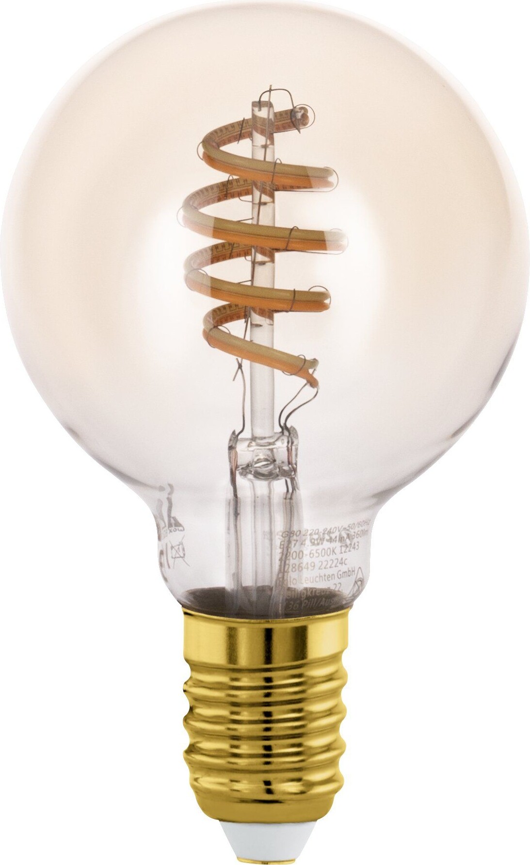 Eglo - E27 Led Pære - Spiral Amber - Dæmp G80 Tw Zigbee Bt