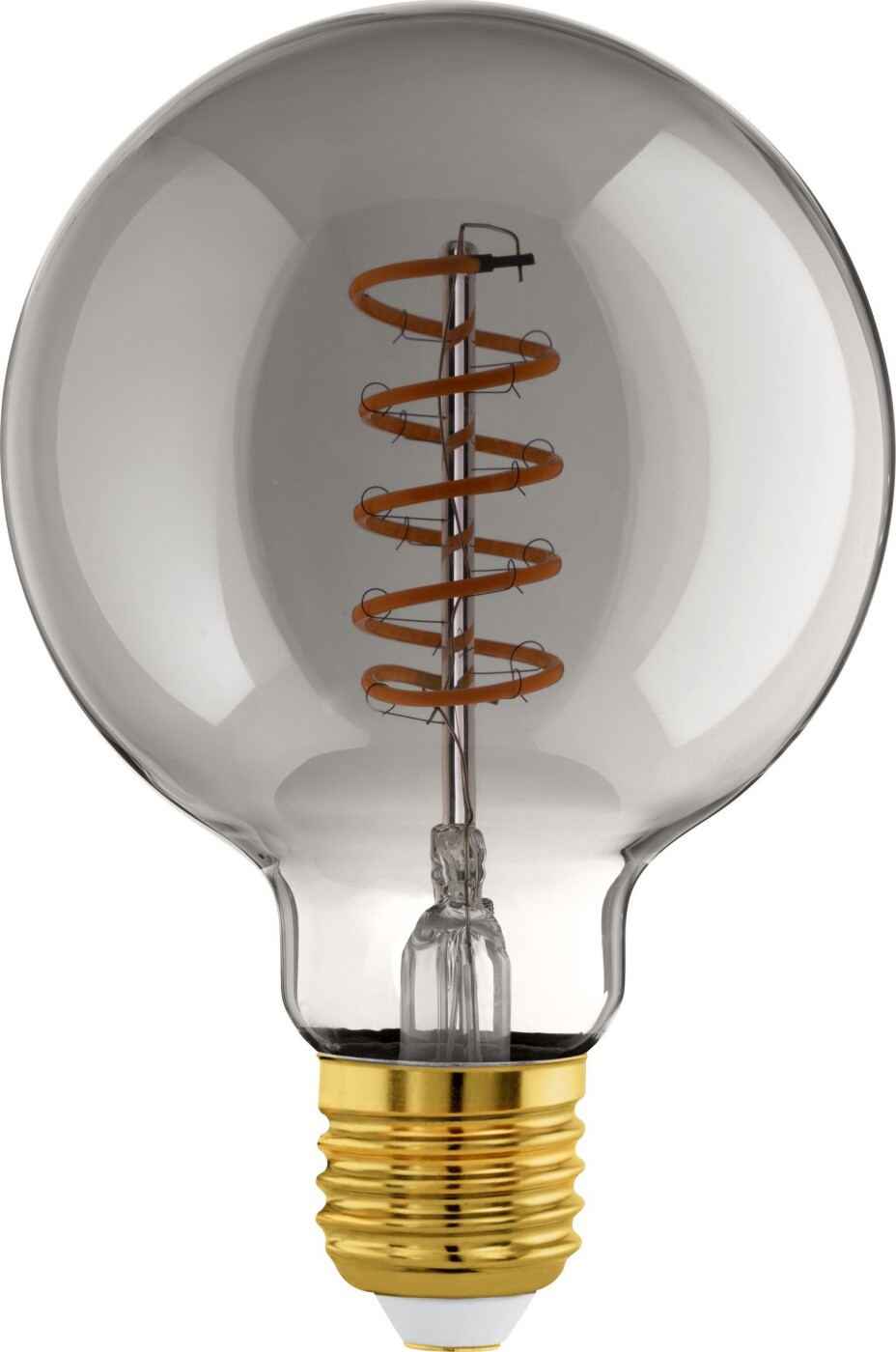 Eglo - E27 G95 Spiral, Røg - Varm Hvid - Zigbee, Bluetooth