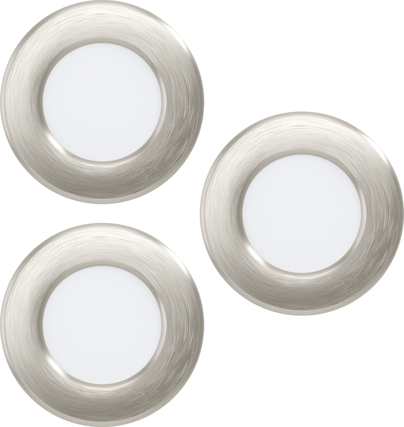 Eglo - Fueva 5 Indbyg. Sæt - 86mm - Satineret Nikkel