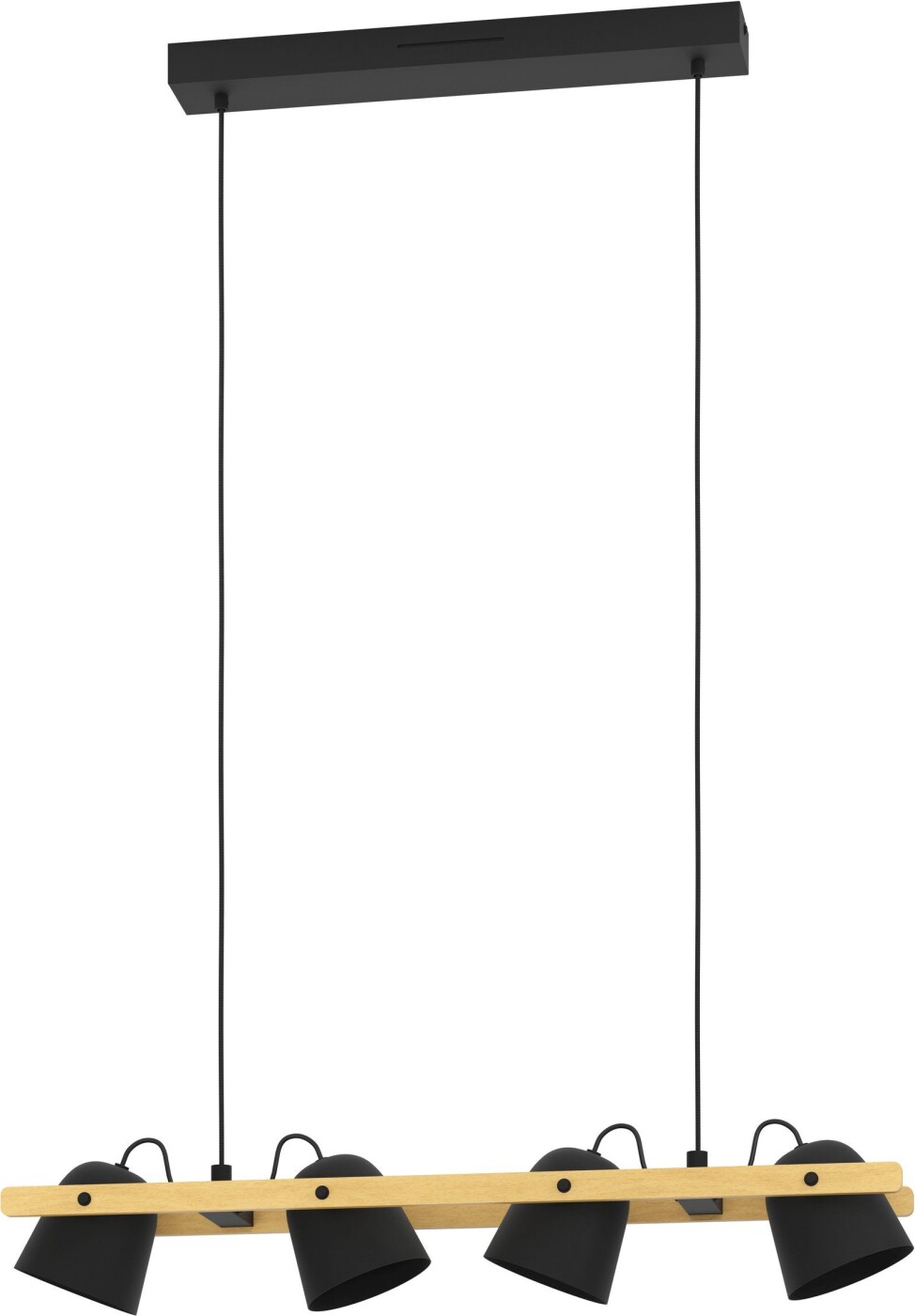 Eglo - Hornwood-z - Langbordspendel - Natur Sort - Rgb Tw Zigbee Bt