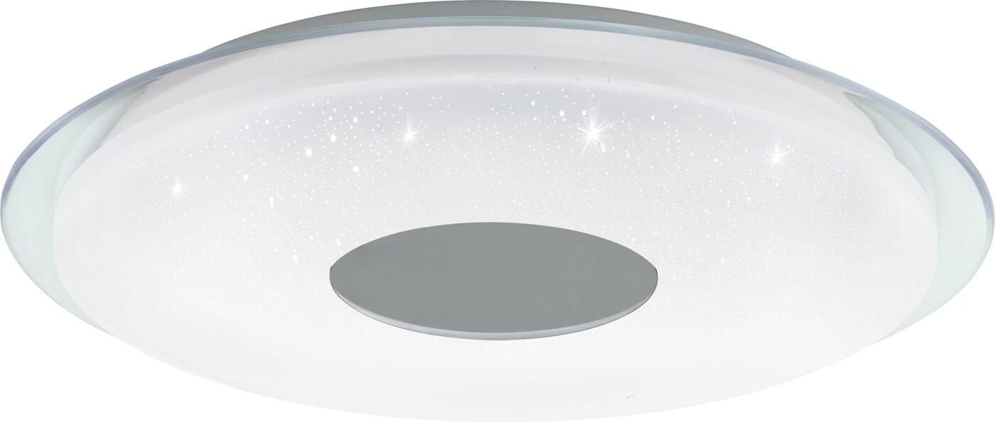 Eglo - Lanciano-z Plafond Lampe - Krom Hvid ø45 Cm - Tw Zigbee Bt