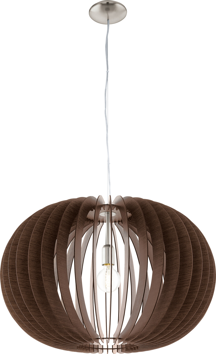 Eglo - Stellato - Pendel Lampe - Nød Træ - ø 70 Cm