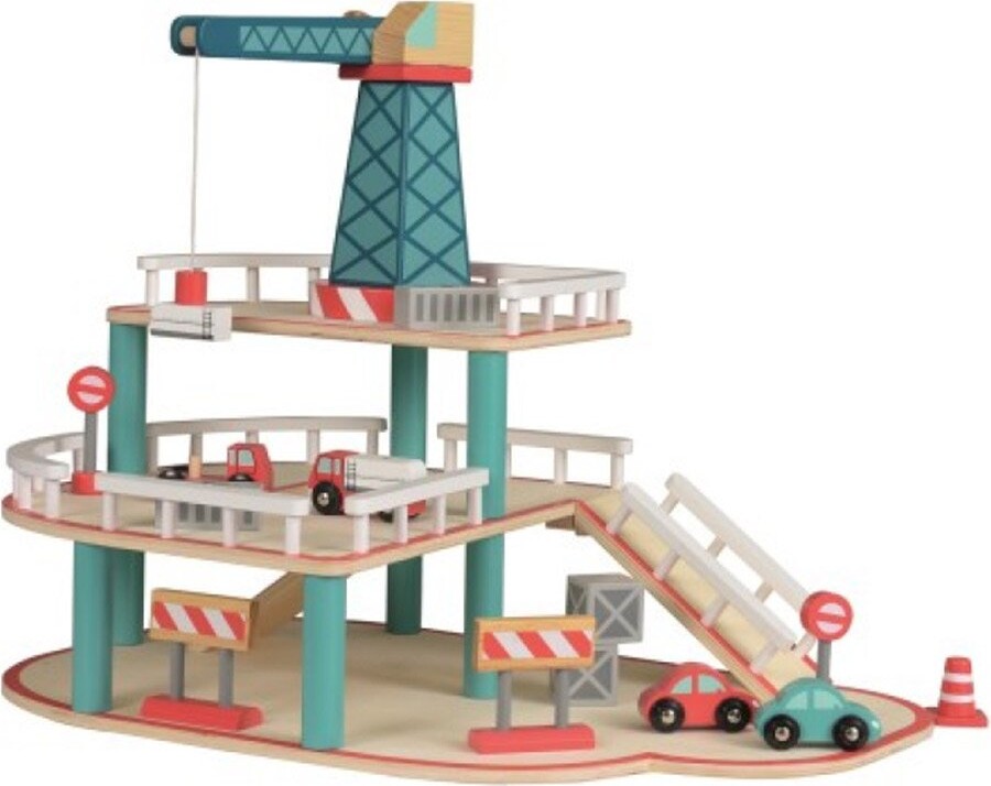 Egmont Toys - Garage Med Kran - (511049)