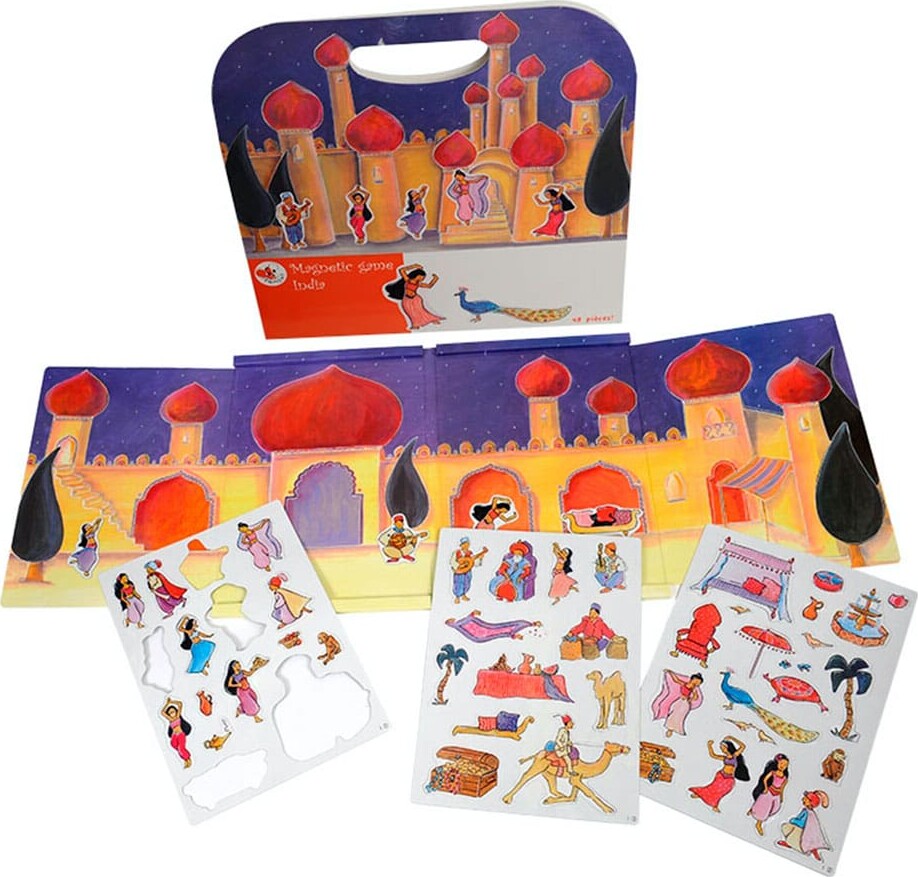 Billede af Egmont Toys - Magnetbog Indien - (630658) - Bog